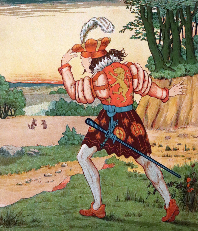 1882 Scarce First Illustrated Edition by George R. Halkett - Rumpelstiltskin by The Brothers Grimm.