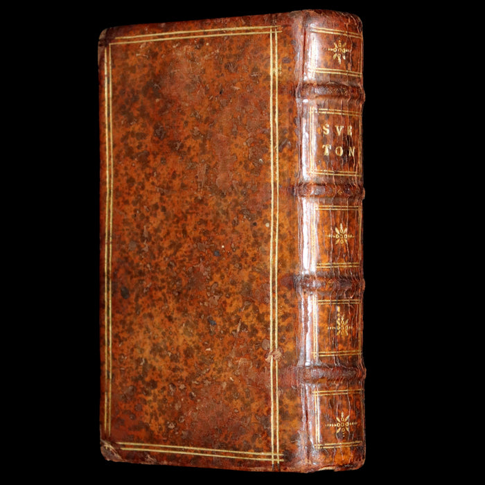 1646 Rare Latin  Book - Lives of the Twelve Caesars by Suetonius - Cum Notationibus Diversorum.