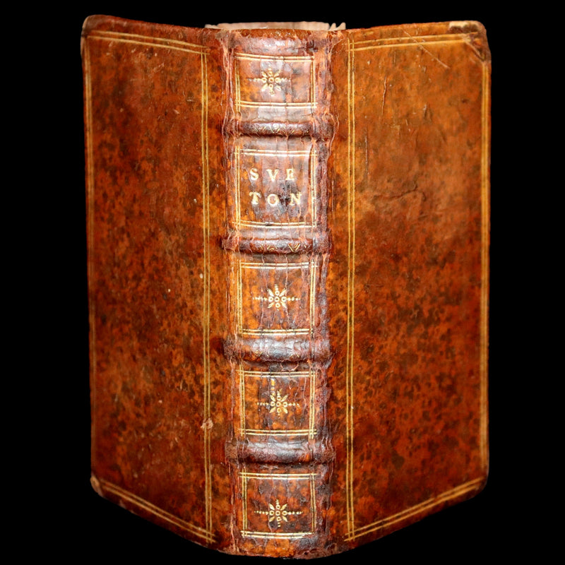 1646 Rare Latin  Book - Lives of the Twelve Caesars by Suetonius - Cum Notationibus Diversorum.