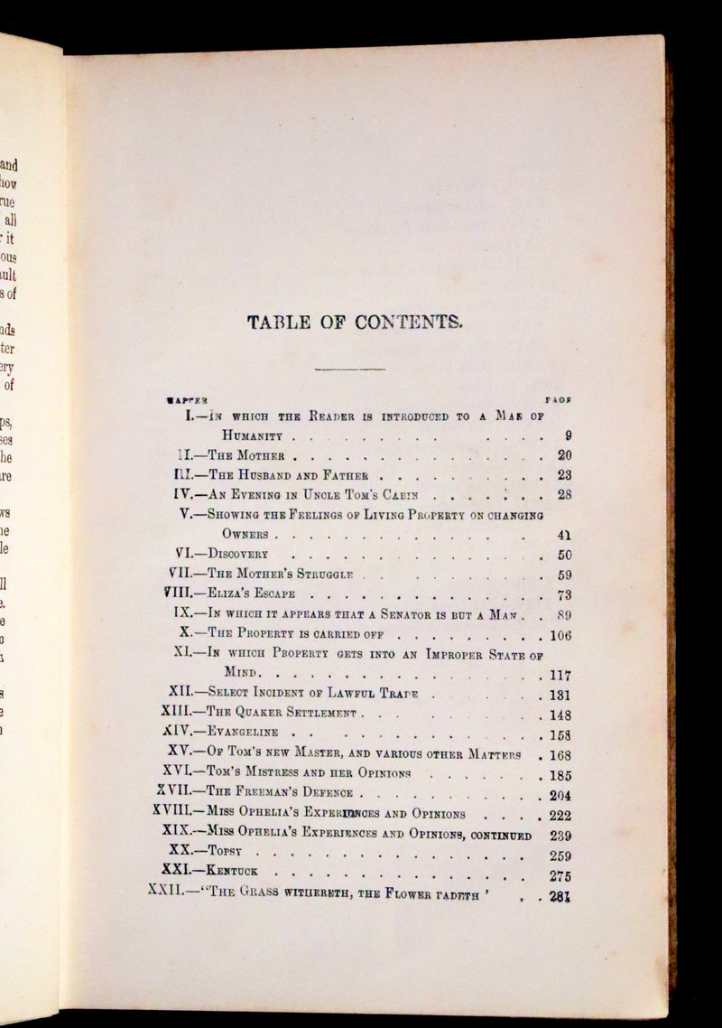 1880 Scarce Edition - Uncle Tom's Cabin by Harriet Beecher Stowe. Color illustrated.
