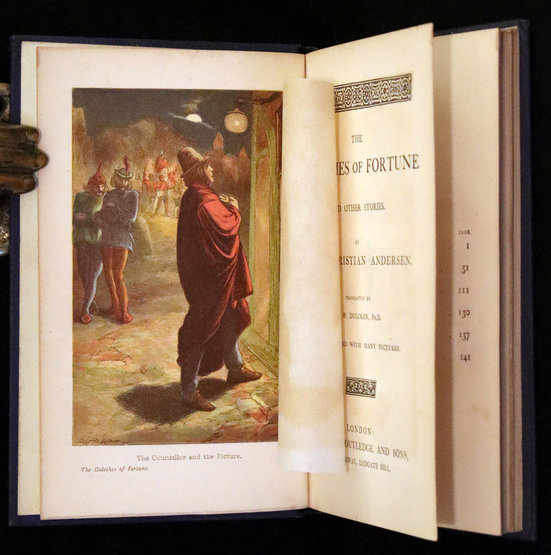 1867 Rare Victorian Edition - Andersen's Goloshes of Fortune and Snow Queen. Illustrated.