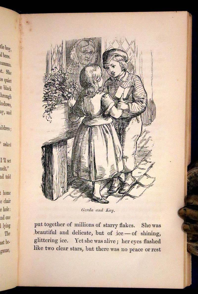 1867 Rare Victorian Edition - Andersen's Goloshes of Fortune and Snow Queen. Illustrated.