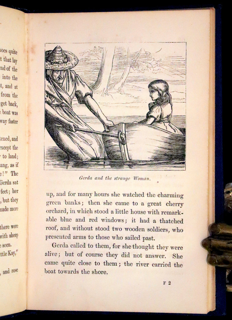 1867 Rare Victorian Edition - Andersen's Goloshes of Fortune and Snow Queen. Illustrated.