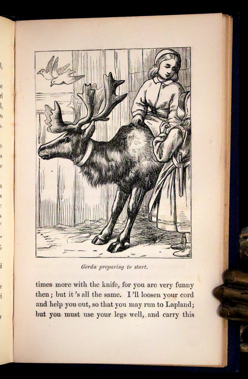 1867 Rare Victorian Edition - Andersen's Goloshes of Fortune and Snow Queen. Illustrated.
