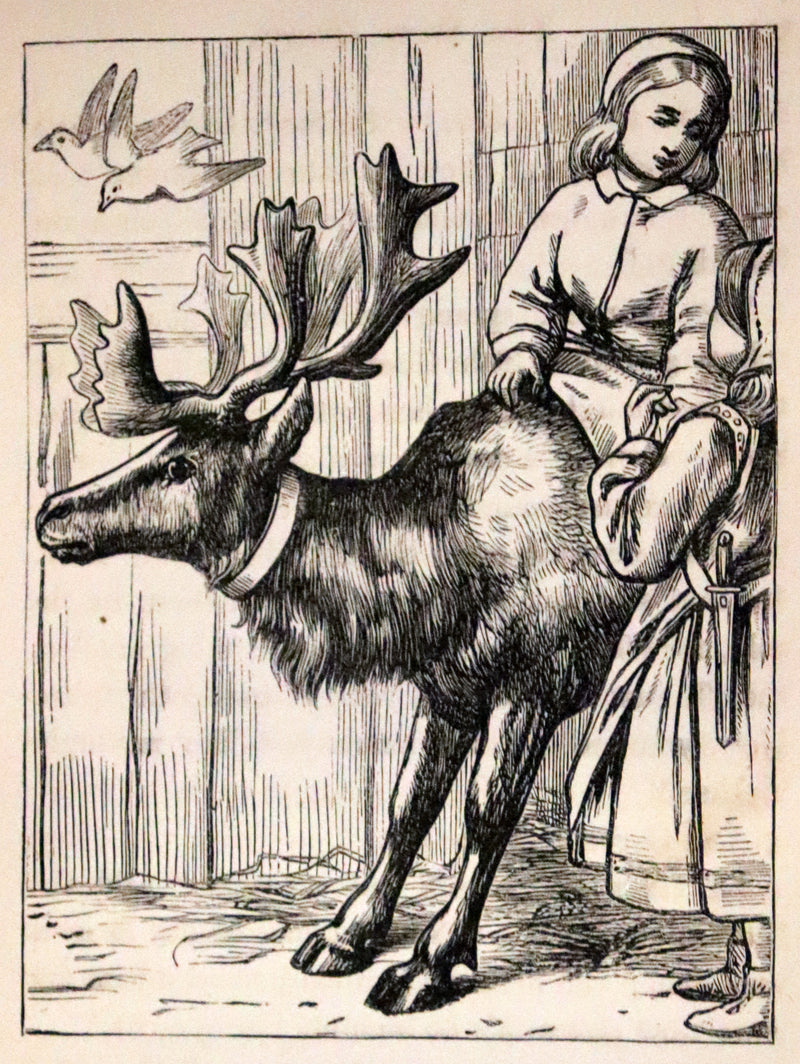 1867 Rare Victorian Edition - Andersen's Goloshes of Fortune and Snow Queen. Illustrated.