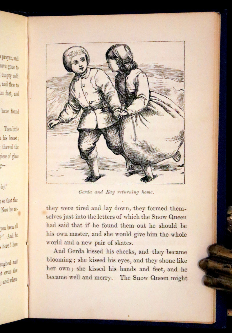 1867 Rare Victorian Edition - Andersen's Goloshes of Fortune and Snow Queen. Illustrated.