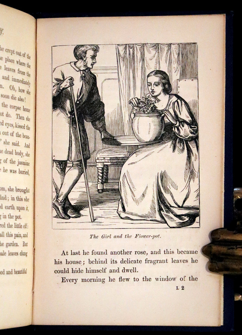 1867 Rare Victorian Edition - Andersen's Goloshes of Fortune and Snow Queen. Illustrated.