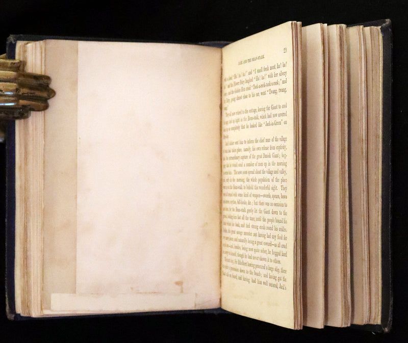 1865 Rare First Edition - George Cruikshank's Fairy Library. Hop O' My Thumb, Jack and The Bean Stalk, Cinderella, Puss in Boots.