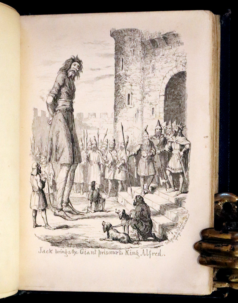 1865 Rare First Edition - George Cruikshank's Fairy Library. Hop O' My Thumb, Jack and The Bean Stalk, Cinderella, Puss in Boots.