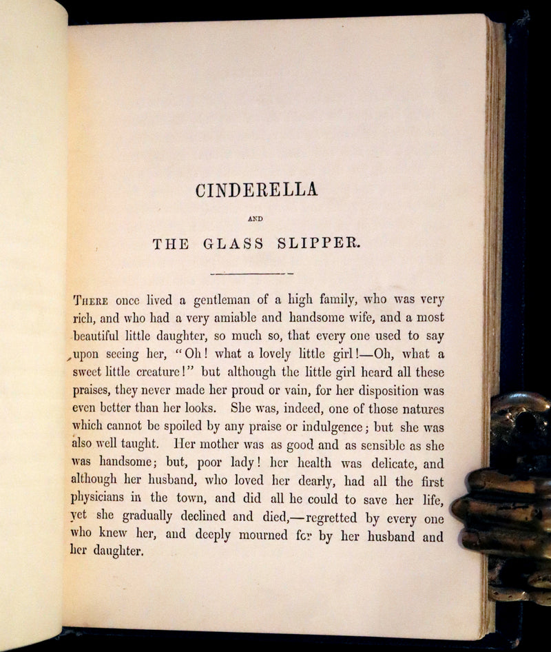 1865 Rare First Edition - George Cruikshank's Fairy Library. Hop O' My Thumb, Jack and The Bean Stalk, Cinderella, Puss in Boots.