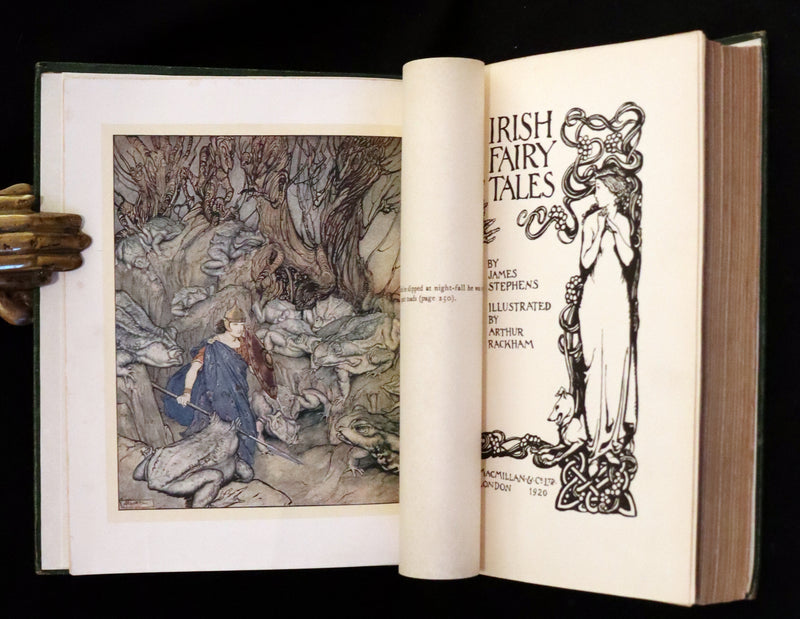 1920 First Edition - Irish fairy Tales by James Stephens illustrated by Arthur Rackham.
