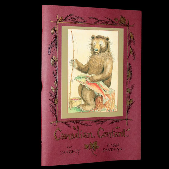 2009 Rare Signed Book - Canadian Content by Charles Van Sandwyk.