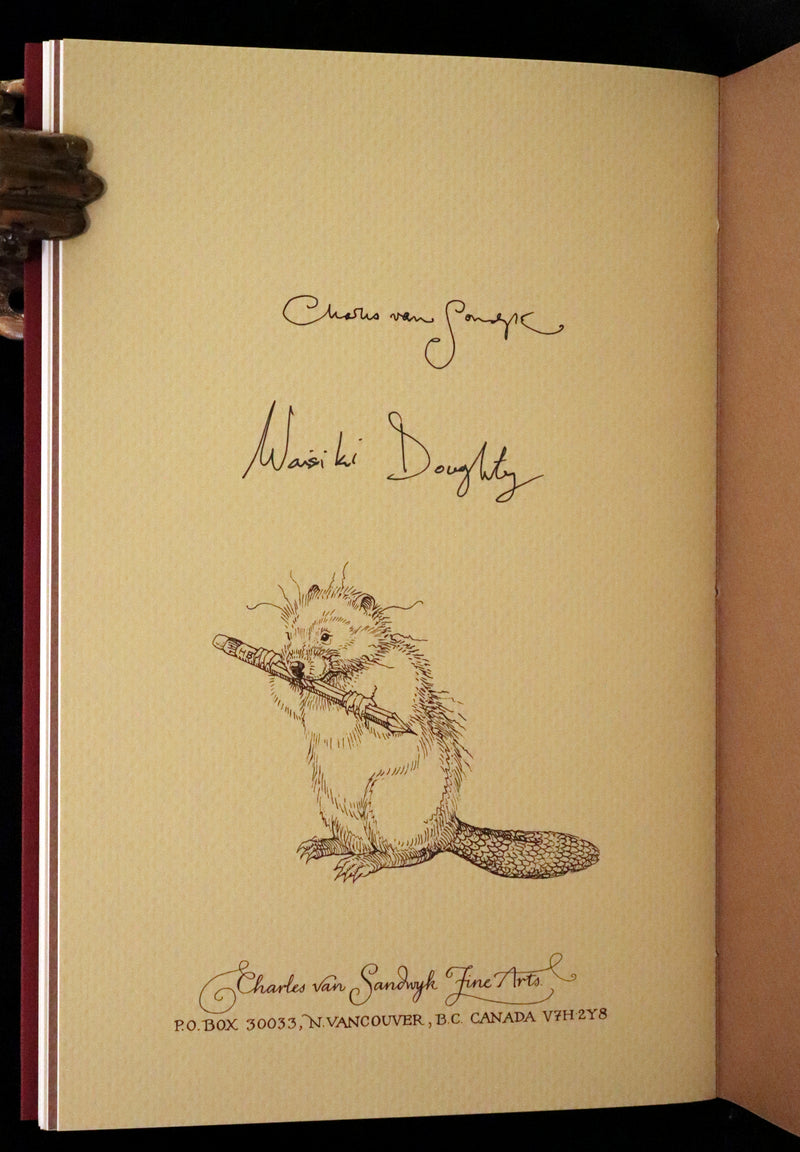 2009 Rare Signed Book - Canadian Content by Charles Van Sandwyk.