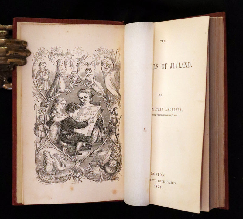 1871 Rare Edition - The Sand-Hills of Jutland, Fairy Tales by Hans Christian Andersen.