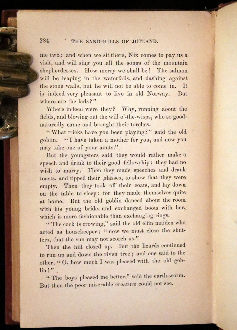 1871 Rare Edition - The Sand-Hills of Jutland, Fairy Tales by Hans Christian Andersen.