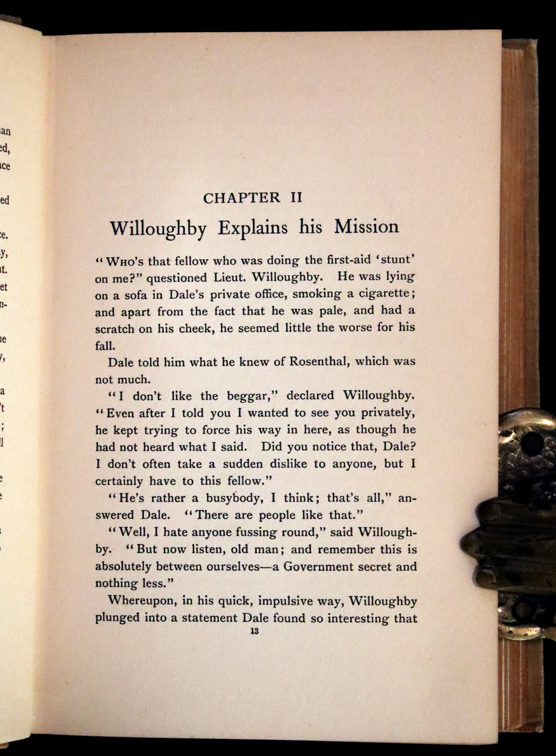 1915 Rare First Edition - The Invisible War-Plane: A Tale of Air Adventure in the Great Campaign by Claude Grahame-White.