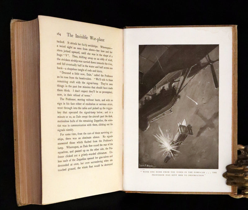1915 Rare First Edition - The Invisible War-Plane: A Tale of Air Adventure in the Great Campaign by Claude Grahame-White.