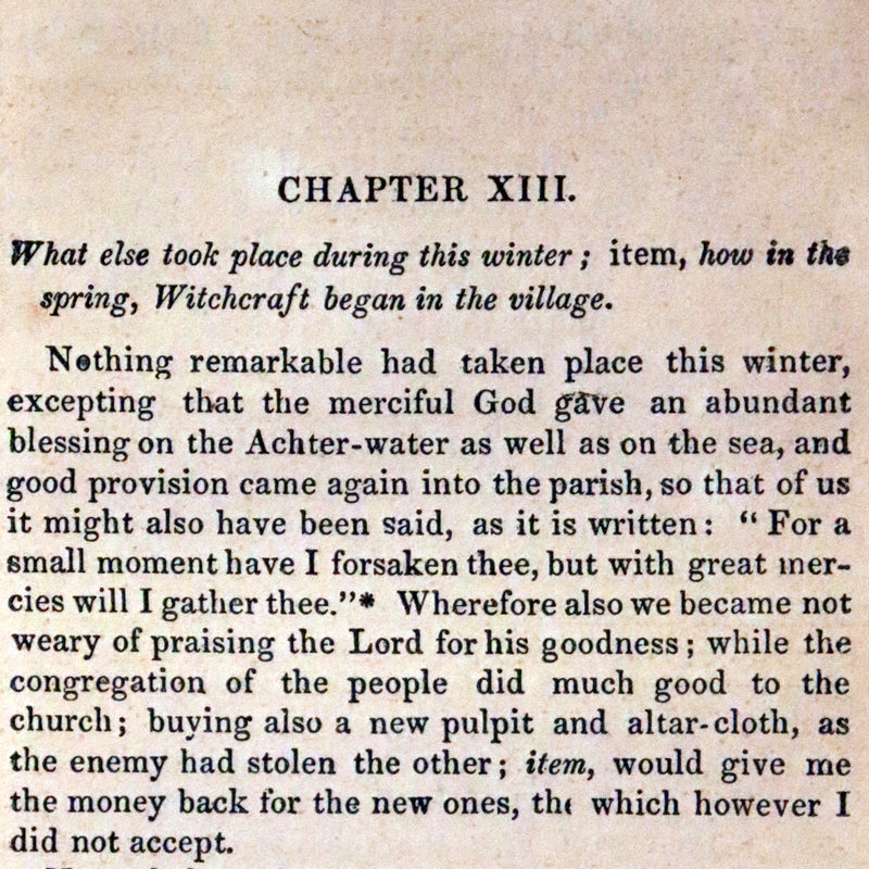 1849 Rare Book - The Amber Witch, The Most Interesting Trial For Witchcraft Ever Known.