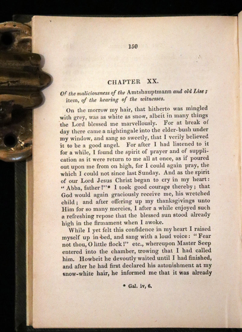 1849 Rare Book - The Amber Witch, The Most Interesting Trial For Witchcraft Ever Known.