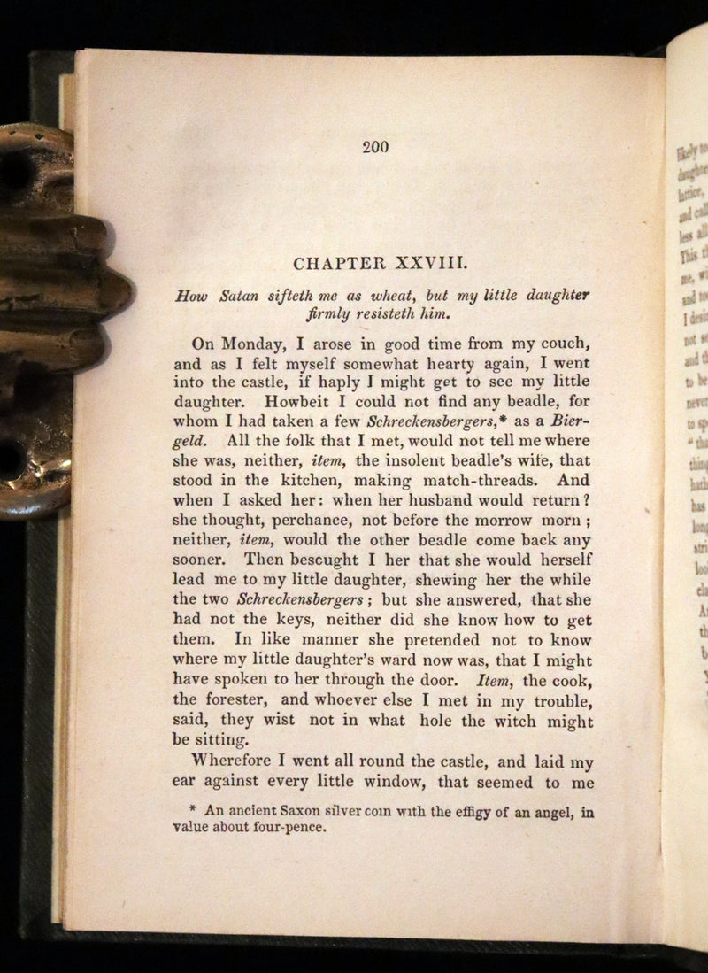 1849 Rare Book - The Amber Witch, The Most Interesting Trial For Witchcraft Ever Known.
