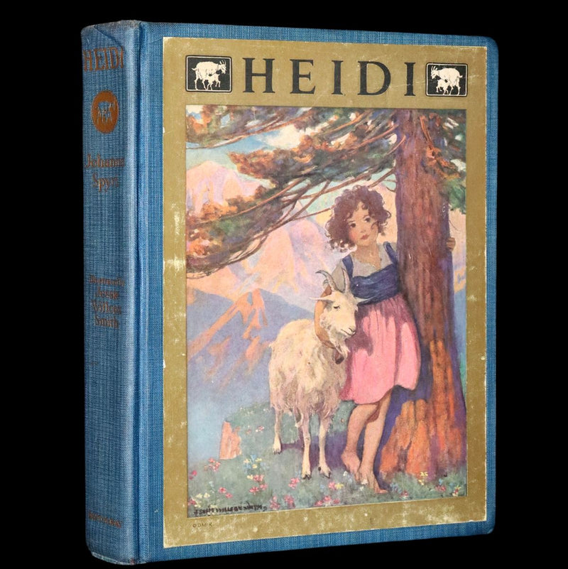 1922 Rare First Edition - Heidi by Johanna Spyri illustrated by Jessie Willcox Smith.