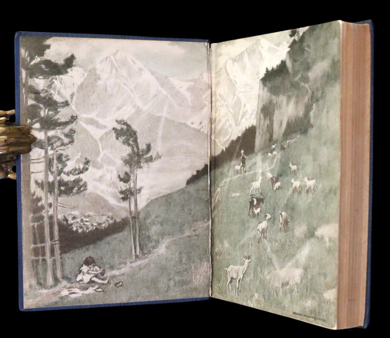 1922 Rare First Edition - Heidi by Johanna Spyri illustrated by Jessie Willcox Smith.
