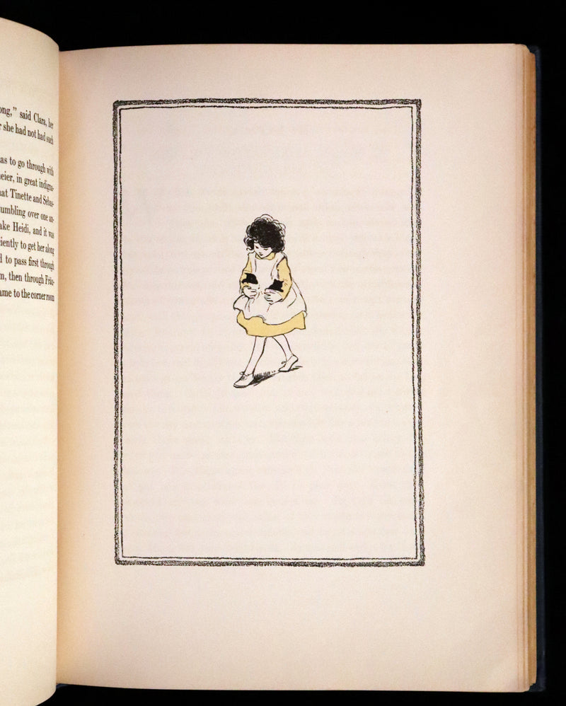 1922 Rare First Edition - Heidi by Johanna Spyri illustrated by Jessie Willcox Smith.