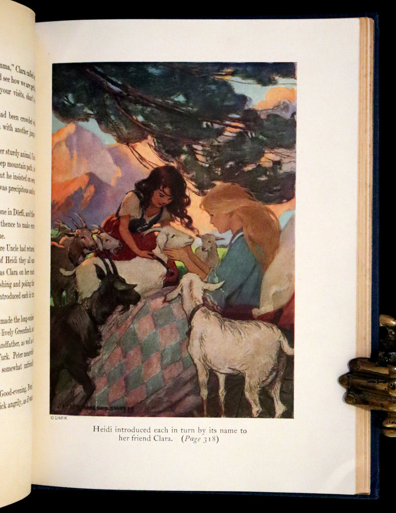 1922 Rare First Edition - Heidi by Johanna Spyri illustrated by Jessie Willcox Smith.
