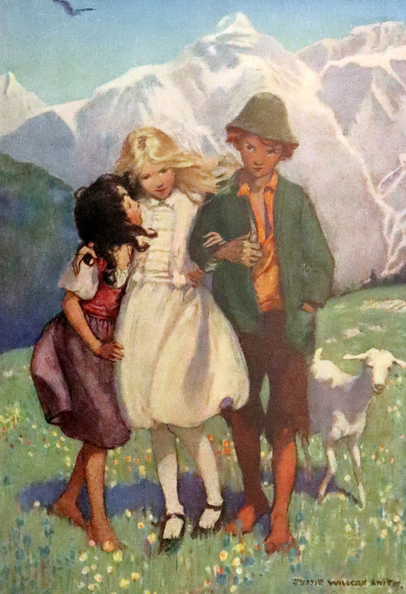 1922 Rare First Edition - Heidi by Johanna Spyri illustrated by Jessie Willcox Smith.