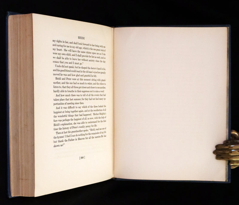 1922 Rare First Edition - Heidi by Johanna Spyri illustrated by Jessie Willcox Smith.
