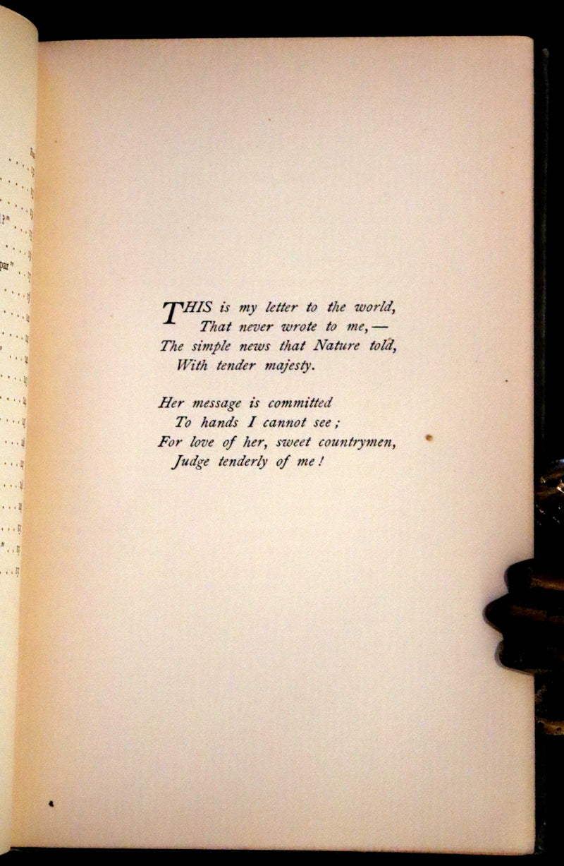 1891 Rare Early Edition - Poems by Emily Dickinson Edited by Two of Her Friends.