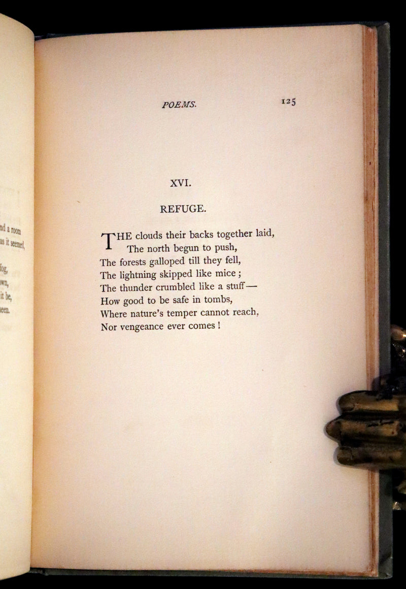 1891 Rare Early Edition - Poems by Emily Dickinson Edited by Two of Her Friends.