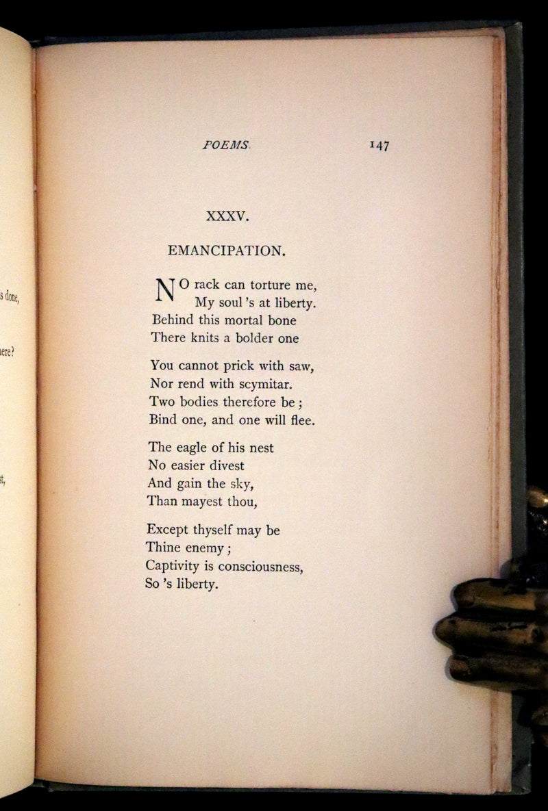 1891 Rare Early Edition - Poems by Emily Dickinson Edited by Two of Her Friends.