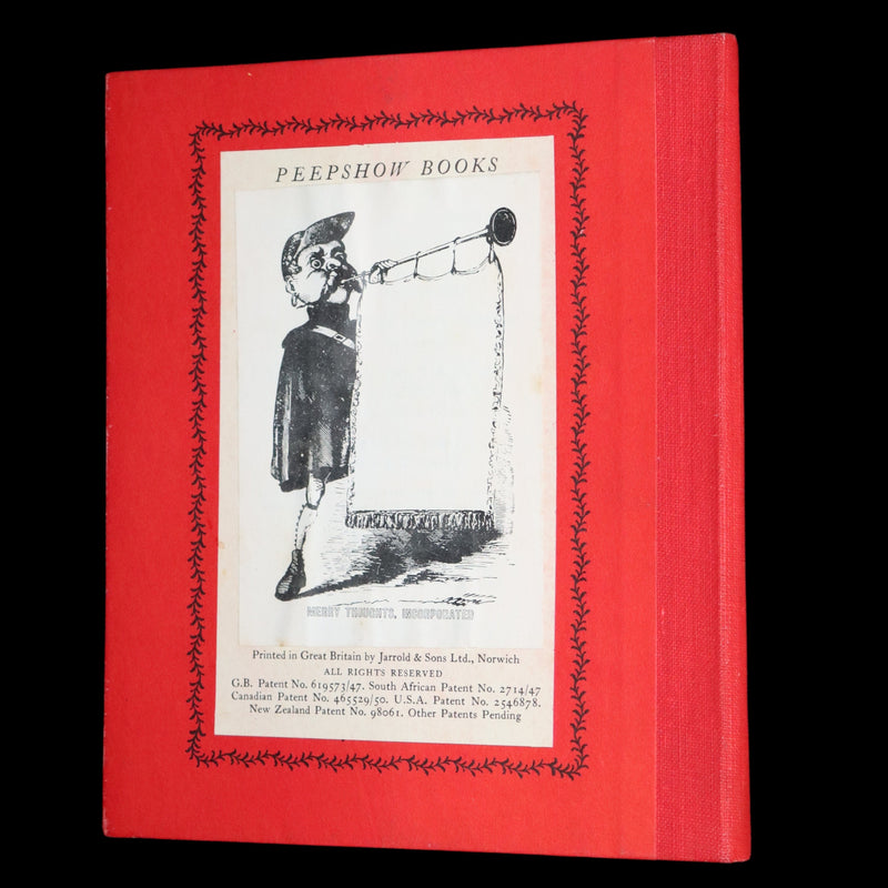 1950 Rare Jarrold Peepshow Book First Edition - Little Red Riding Hood illustrated by Patricia Turner.