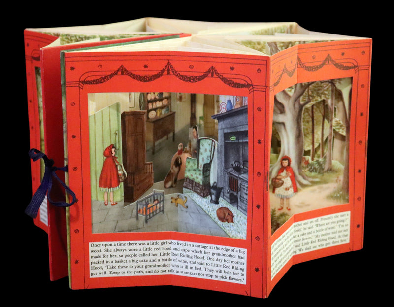 1950 Rare Jarrold Peepshow Book First Edition - Little Red Riding Hood illustrated by Patricia Turner.