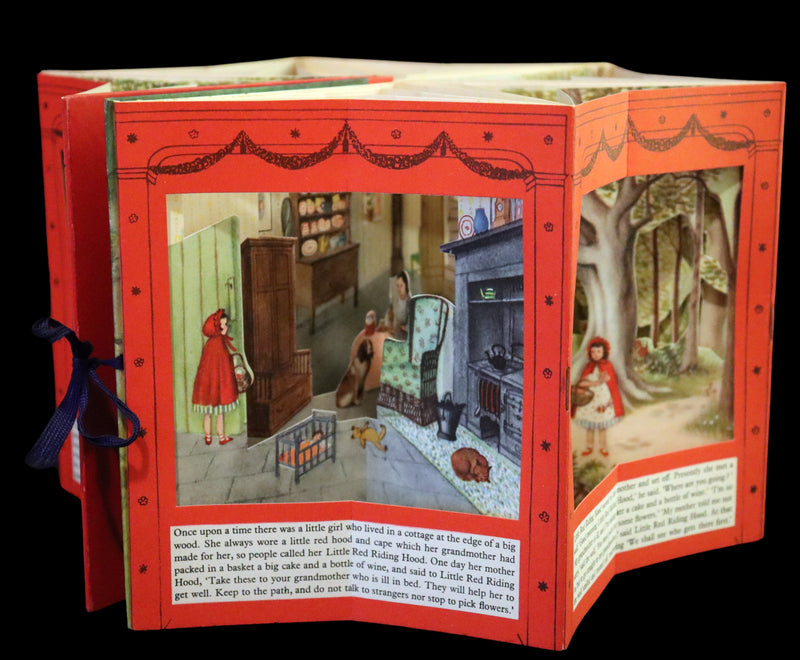 1950 Rare Jarrold Peepshow Book First Edition - Little Red Riding Hood illustrated by Patricia Turner.