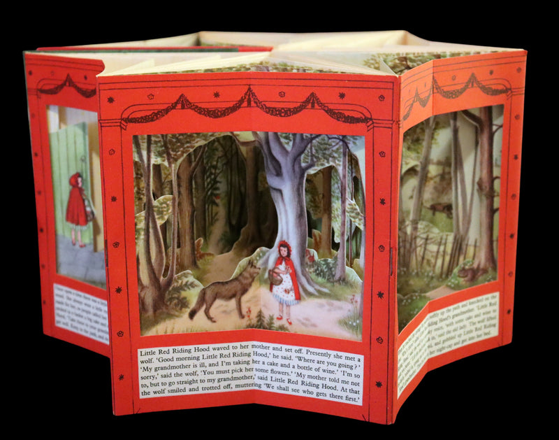 1950 Rare Jarrold Peepshow Book First Edition - Little Red Riding Hood illustrated by Patricia Turner.