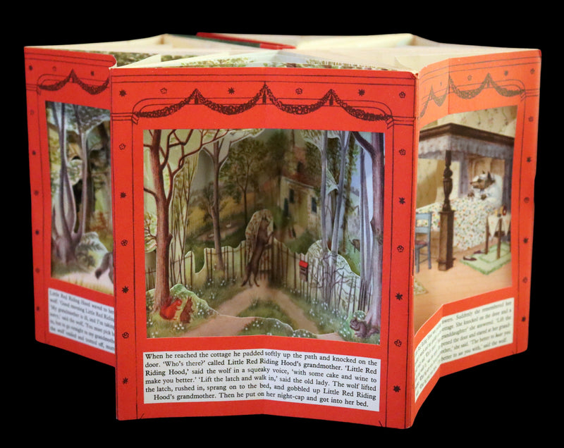 1950 Rare Jarrold Peepshow Book First Edition - Little Red Riding Hood illustrated by Patricia Turner.