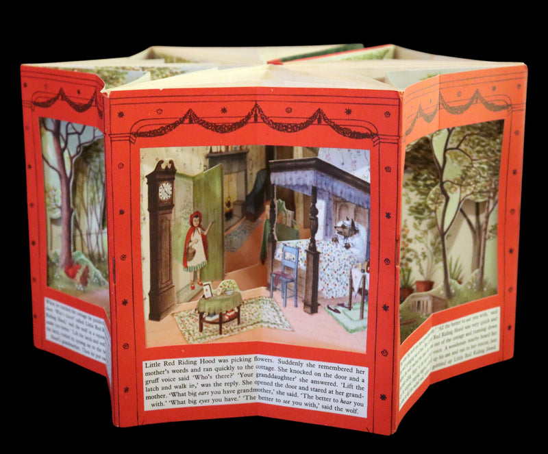 1950 Rare Jarrold Peepshow Book First Edition - Little Red Riding Hood illustrated by Patricia Turner.