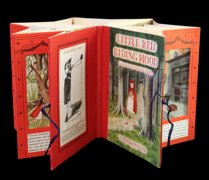 1950 Rare Jarrold Peepshow Book First Edition - Little Red Riding Hood illustrated by Patricia Turner.