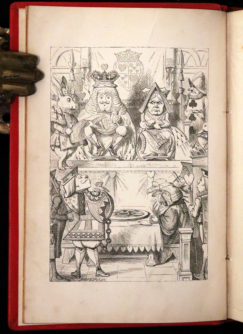 1879 Rare Book - Alice's Adventures in Wonderland by Lewis Carroll and illustrated by John Tenniel.