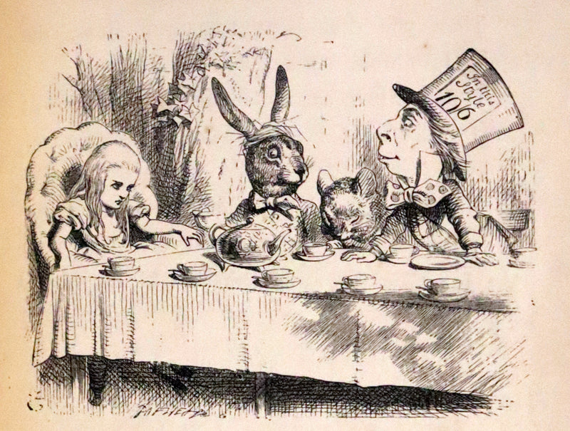 1879 Rare Book - Alice's Adventures in Wonderland by Lewis Carroll and illustrated by John Tenniel.
