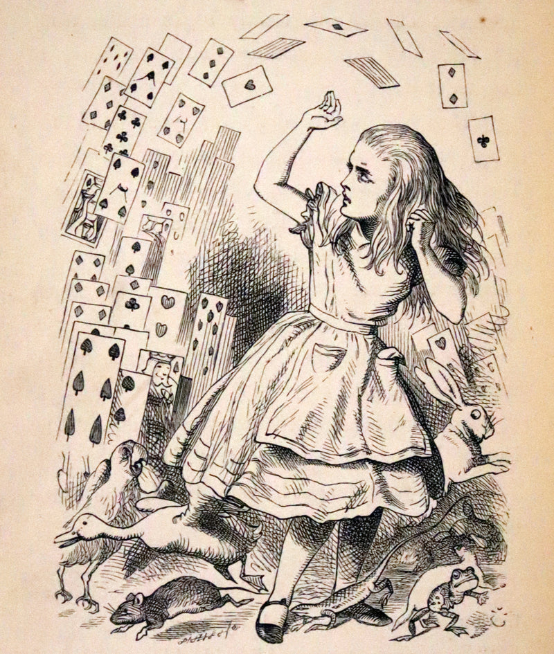 1879 Rare Book - Alice's Adventures in Wonderland by Lewis Carroll and illustrated by John Tenniel.