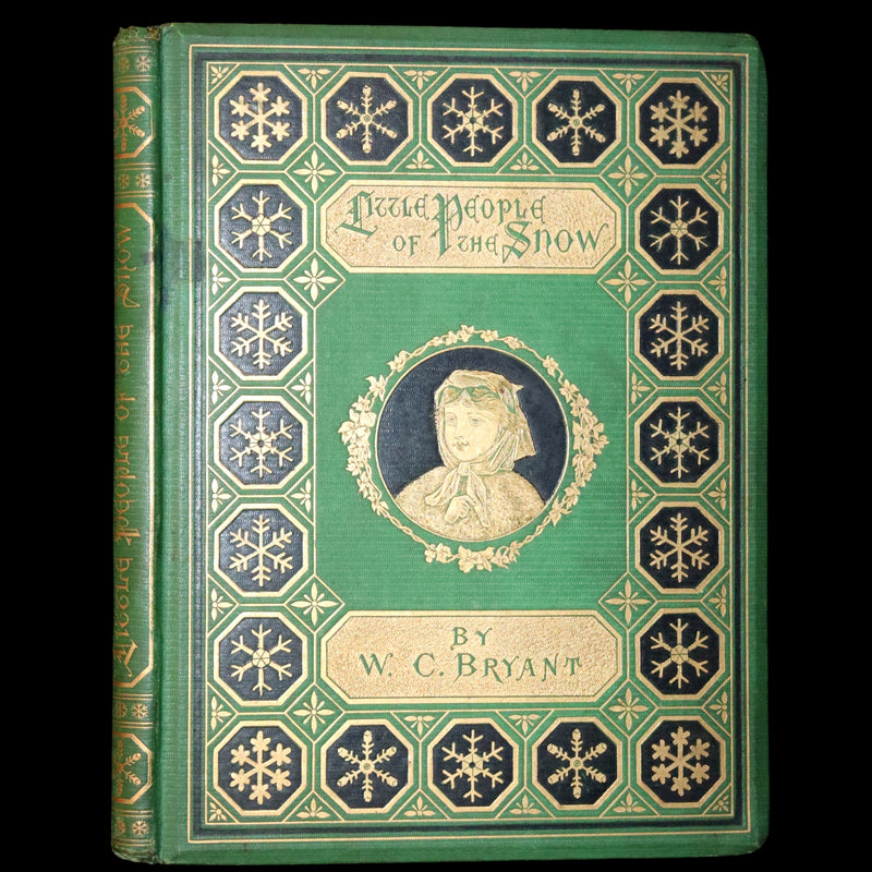 1873 Rare First Edition - The Little People of the Snow by William Cullen Bryant illustrated by Alfred Fredericks.