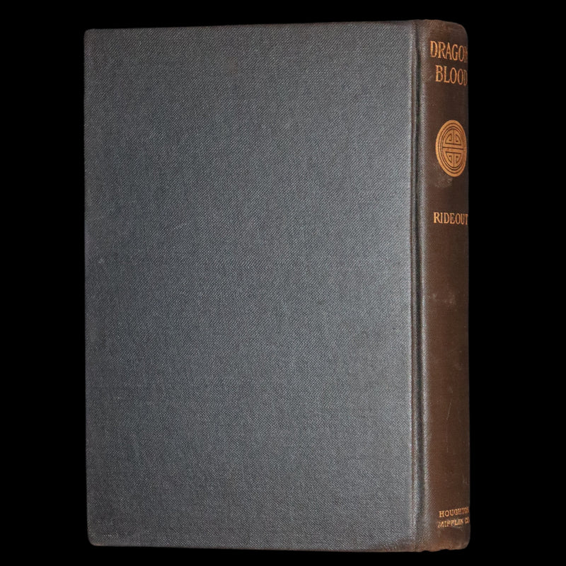 1909 Rare First Edition - Dragon's Blood by Henry Milner Rideout, illustrated by Harold M. Brett.