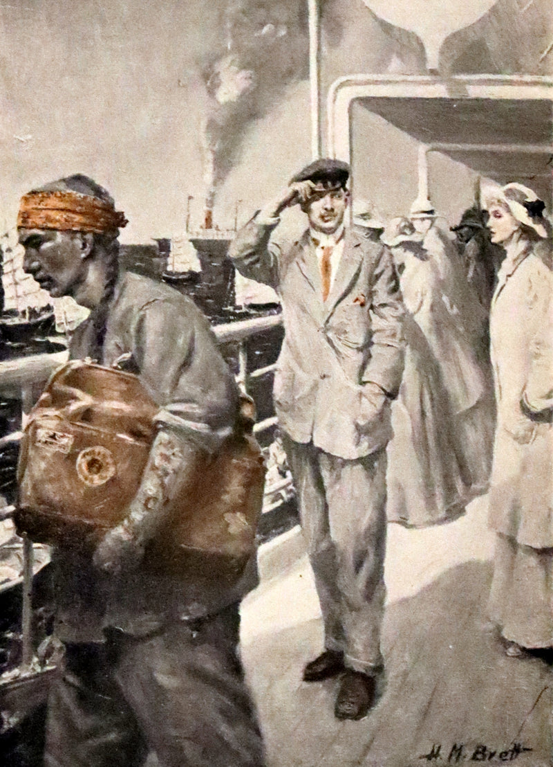 1909 Rare First Edition - Dragon's Blood by Henry Milner Rideout, illustrated by Harold M. Brett.