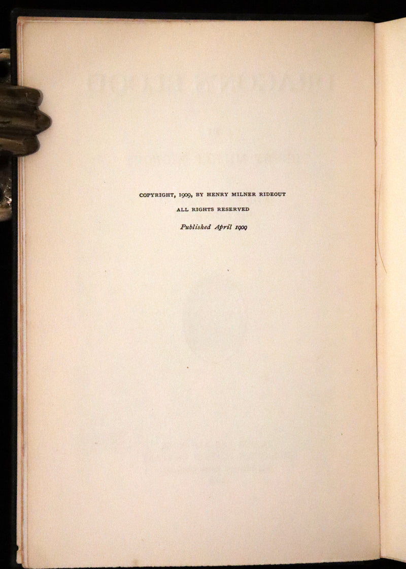 1909 Rare First Edition - Dragon's Blood by Henry Milner Rideout, illustrated by Harold M. Brett.