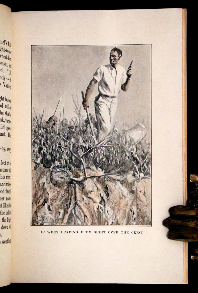 1909 Rare First Edition - Dragon's Blood by Henry Milner Rideout, illustrated by Harold M. Brett.