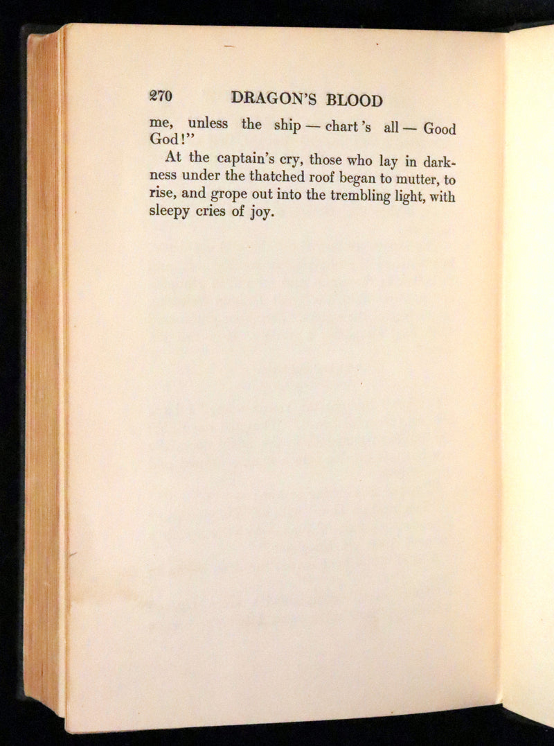 1909 Rare First Edition - Dragon's Blood by Henry Milner Rideout, illustrated by Harold M. Brett.
