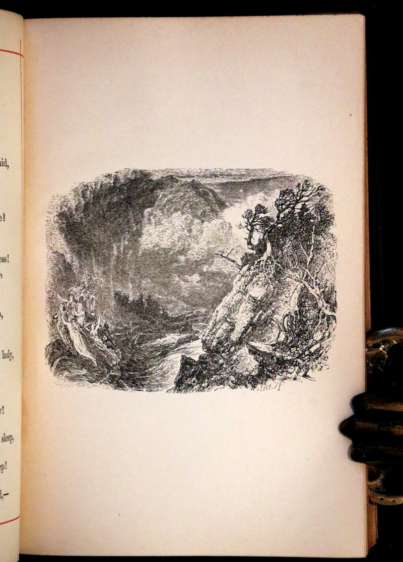 1882 Rare Book - Poems by Edgar Allan Poe with Memoir (The Raven, Lenore,...). Illustrated.